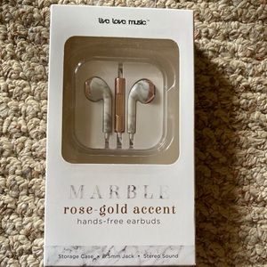 New in box hands free earbuds